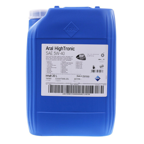 Aral HighTronic 5W-40 20 л. 