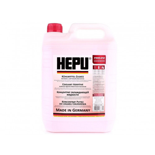 Hepu Antifreeze Красный G12 5 л.