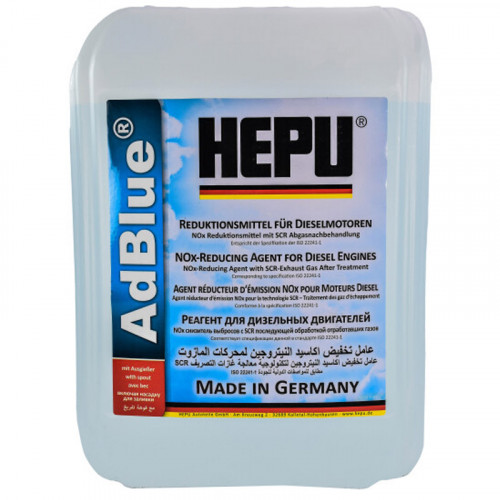 Hepu Жидкость для нейтрализации отработанных газов AdBlue (мочевина) 10 л.