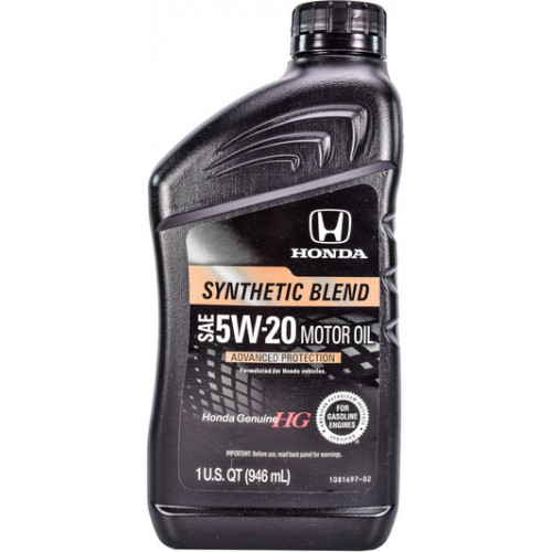 Honda Motor Oil Synthetic Blend 5W-20 0.946 л.