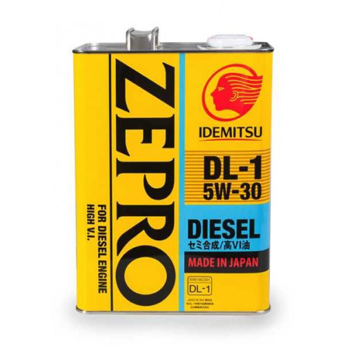 IDEMITSU ZEPRO Diesel DL-1 5W-30 4 л.