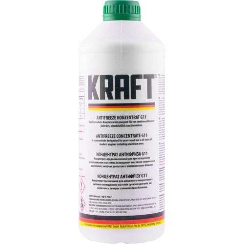 Kraft Antifreeze Concentrate G11 Blue 1.5 л.