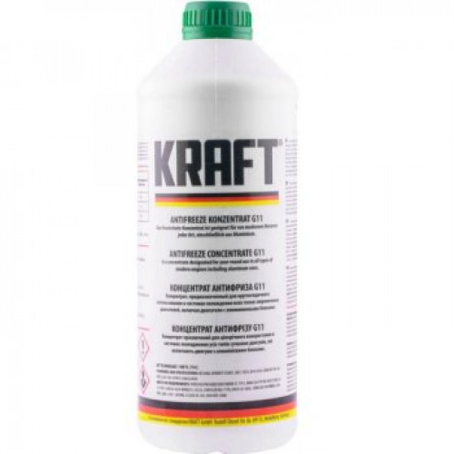Kraft Antifreeze Concentrate G11 Green 1.5 л.