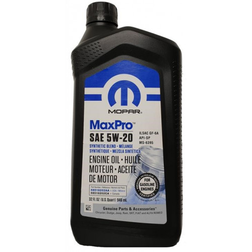 Mopar MaxPro 5W-20 0.946 л.