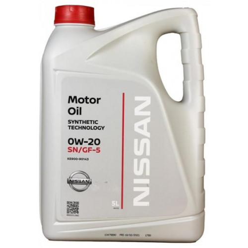 Nissan Motor Oil 0W-20 5 л.
