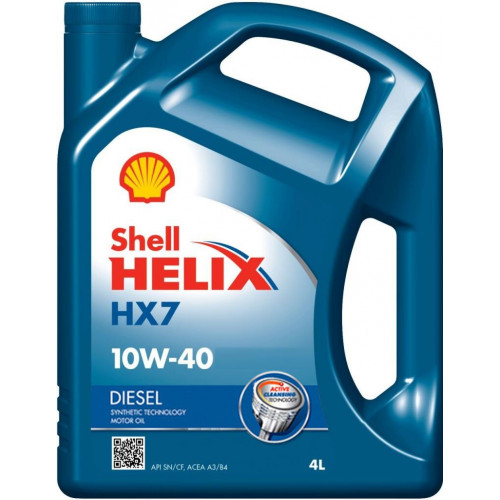 Shell Helix HX7 Diesel 10W-40 4 л.