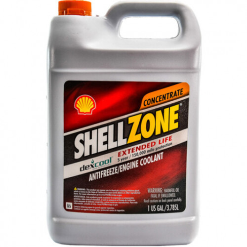 SHELLZONE Dex-Cool Антифриз красный (-80) 3.785 л.