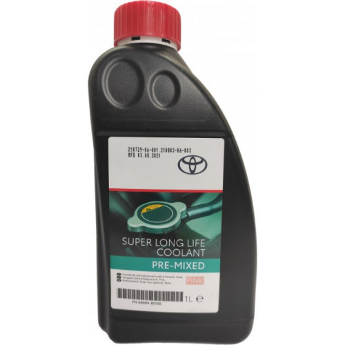 Toyota Super LL Coolant, Pre-Mixed PINK 1 л.