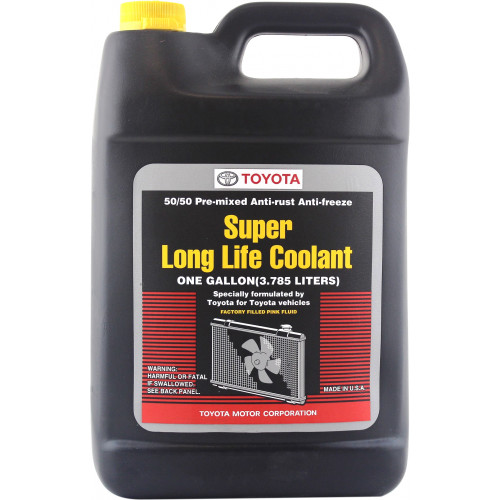 Toyota Super LL Coolant, Pre-Mixed PINK 3.785 л.